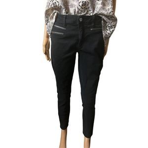 JUSTFAB Women's Black Wash High-Rise Straight-Leg Denim Jeans Size 30